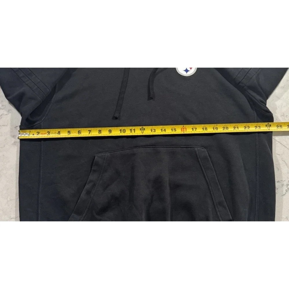 Nike Pittsburgh Steelers Sideline Hoodie Mens Large Black Fleece NFL Sweatshirt